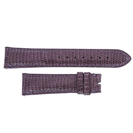 Shiny Grape Lizard Leather Strap